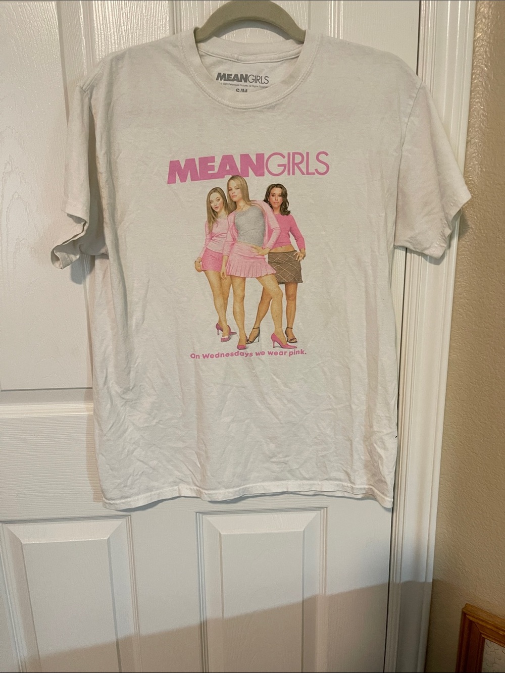 Mean Girls White & Pink Graphic Tee - Girls' Short Sleeve Shirt